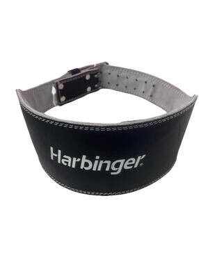 Harbinger Leather Weight Lifting Belt sz Large, Training Belt